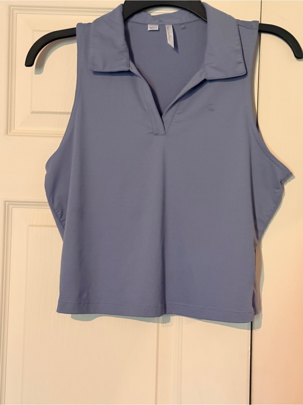 Travis Mathew Lavender Sleeveless Polo Tank